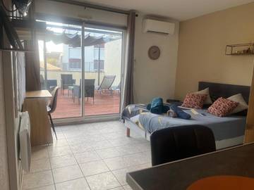 Gîte pour 2 personnes, avec terrasse, animaux acceptés à Tarbes