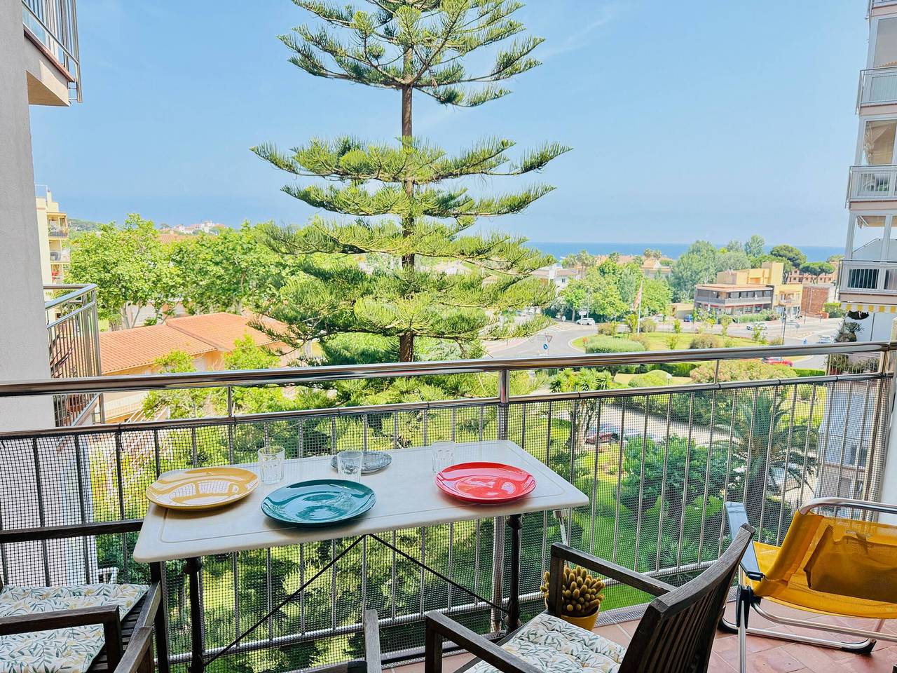Apartamento entero, Apartamento reformado, vista al mar in S'Agaró, Platja d'Aro