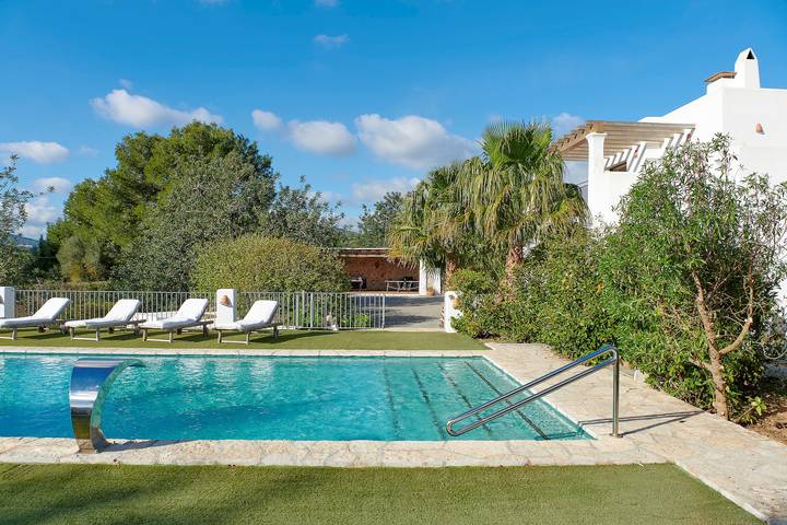 Casa rural para 10 personas, con terraza y jardín en San Rafael de Sa Creu - 4