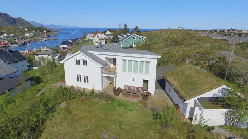 Villa für 11 Personen, mit Ausblick und Sauna sowie Garten und Seeblick, mit Haustier auf den Lofoten - 4