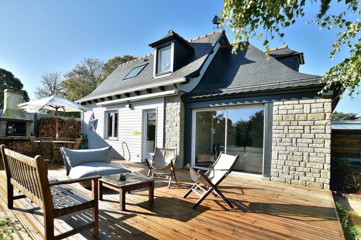 Maison de vacances pour 9 personnes, avec terrasse et jardin