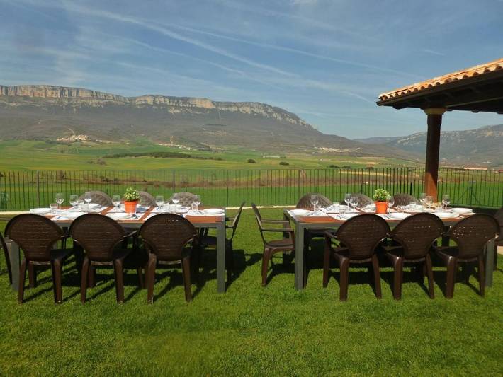 Casa de vacaciones para 14 personas, con vistas y jardín en Tierra Estella - 4