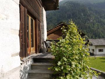 Chalet für 3 Personen, mit Garten im Engadin