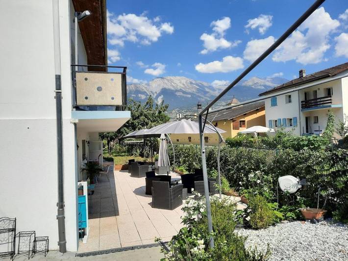 Gîte pour 4 personnes, avec vue et jardin dans Bramois - 2