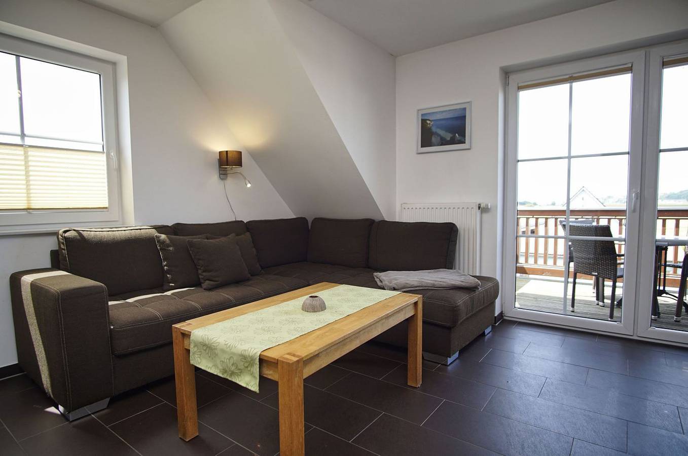 Ganze Wohnung, Balkon mit Meerblick, Schwimmbad und Sauna gratis - Haus De niege Wech Fewo 03 in Thiessow, Mönchgut