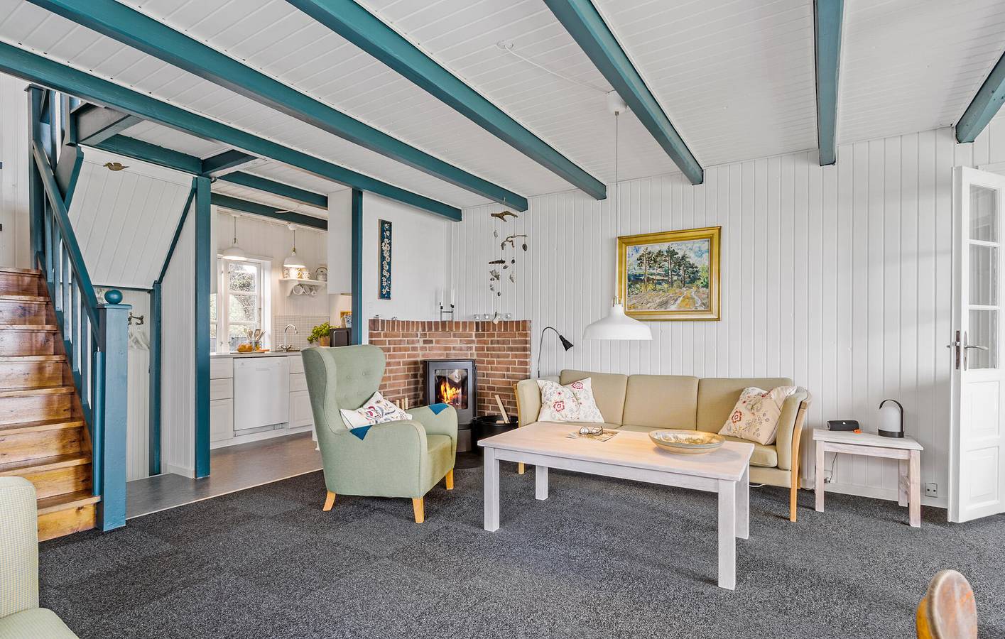 Vacation house for 6 people with terrace in Bjert, Little Belt