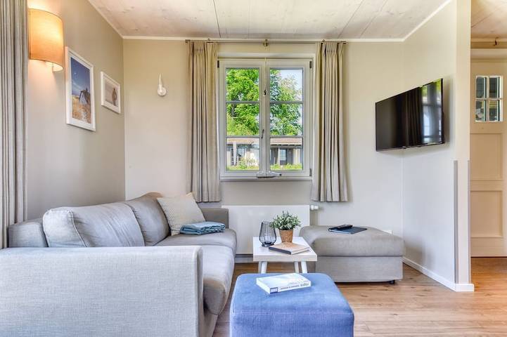 Ferienhaus für 4 Personen, mit Sauna und Terrasse sowie Garten, mit Haustier