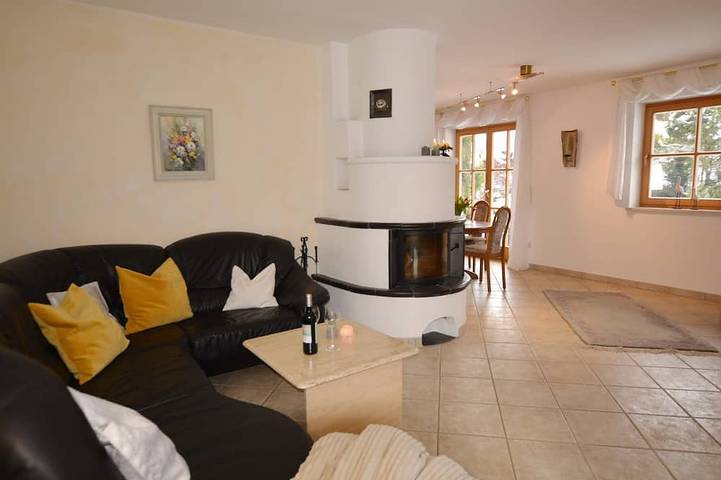 Ferienhaus für 5 Personen, mit Balkon und Garten, mit Haustier