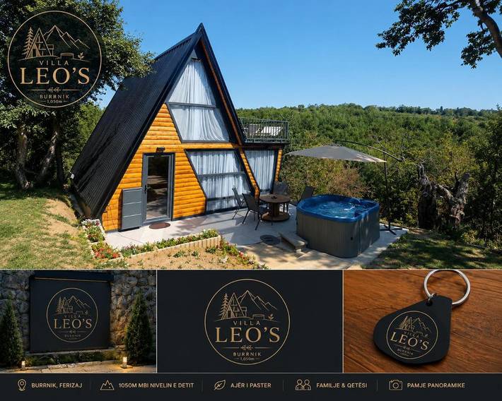 Villa für 6 Personen, mit Balkon und Whirlpool sowie Terrasse und Pool in Kosovo