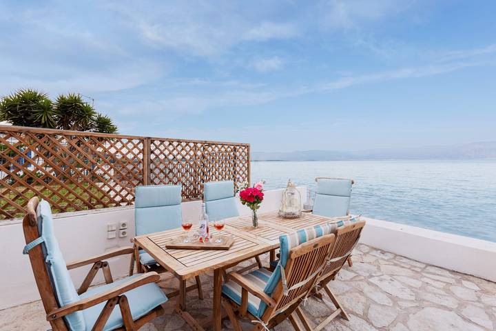 Appartement de vacances pour 4 personnes, avec Vue sur l’océan et Jardin à Messine