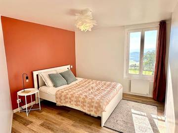 Gîte pour 7 personnes, avec vue, animaux acceptés à Orcier