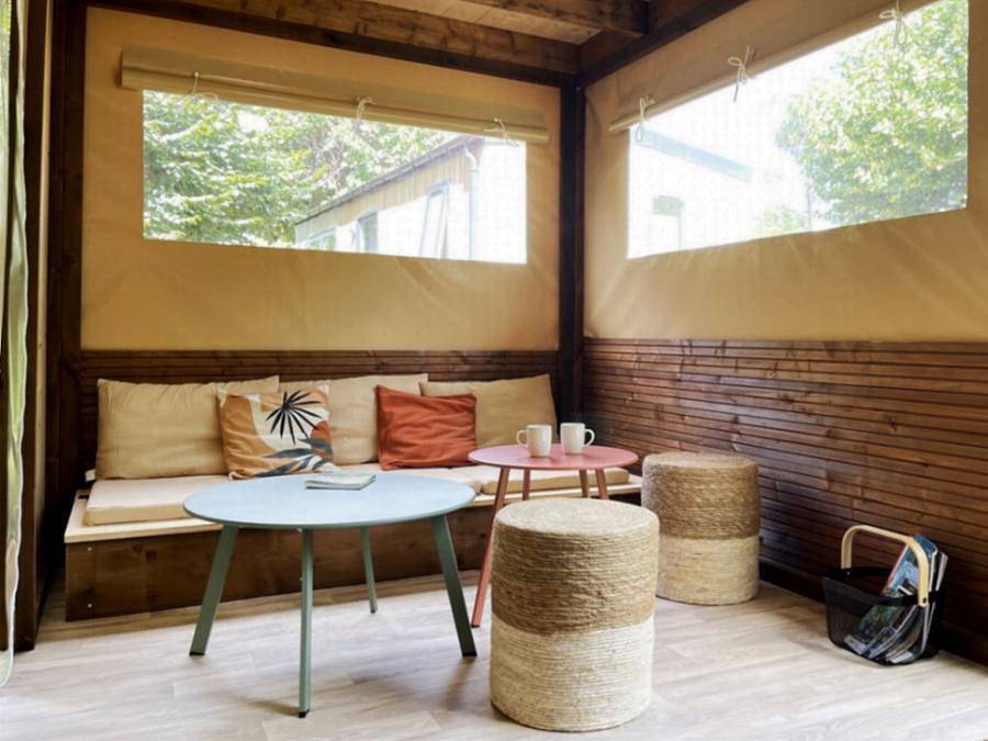 Camping Canal de Berry - Lodge 4 personen - Familie Plus in Saint-Amand-Montrond