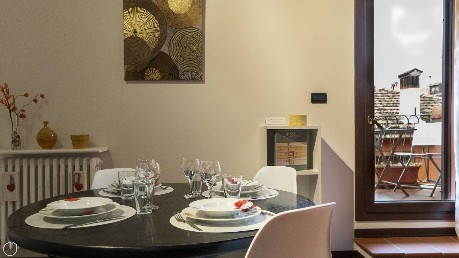 Cały apartament, Apartament wakacyjny dla 4 osób z taras in Bolonia, Prowincja Bolonia