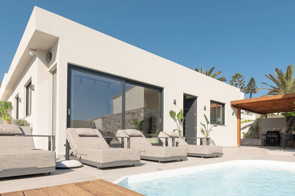 Mousses Villa, with Pool & Spa Whirlpool by the Beach in Bali (Crète), Région de Réthymnon