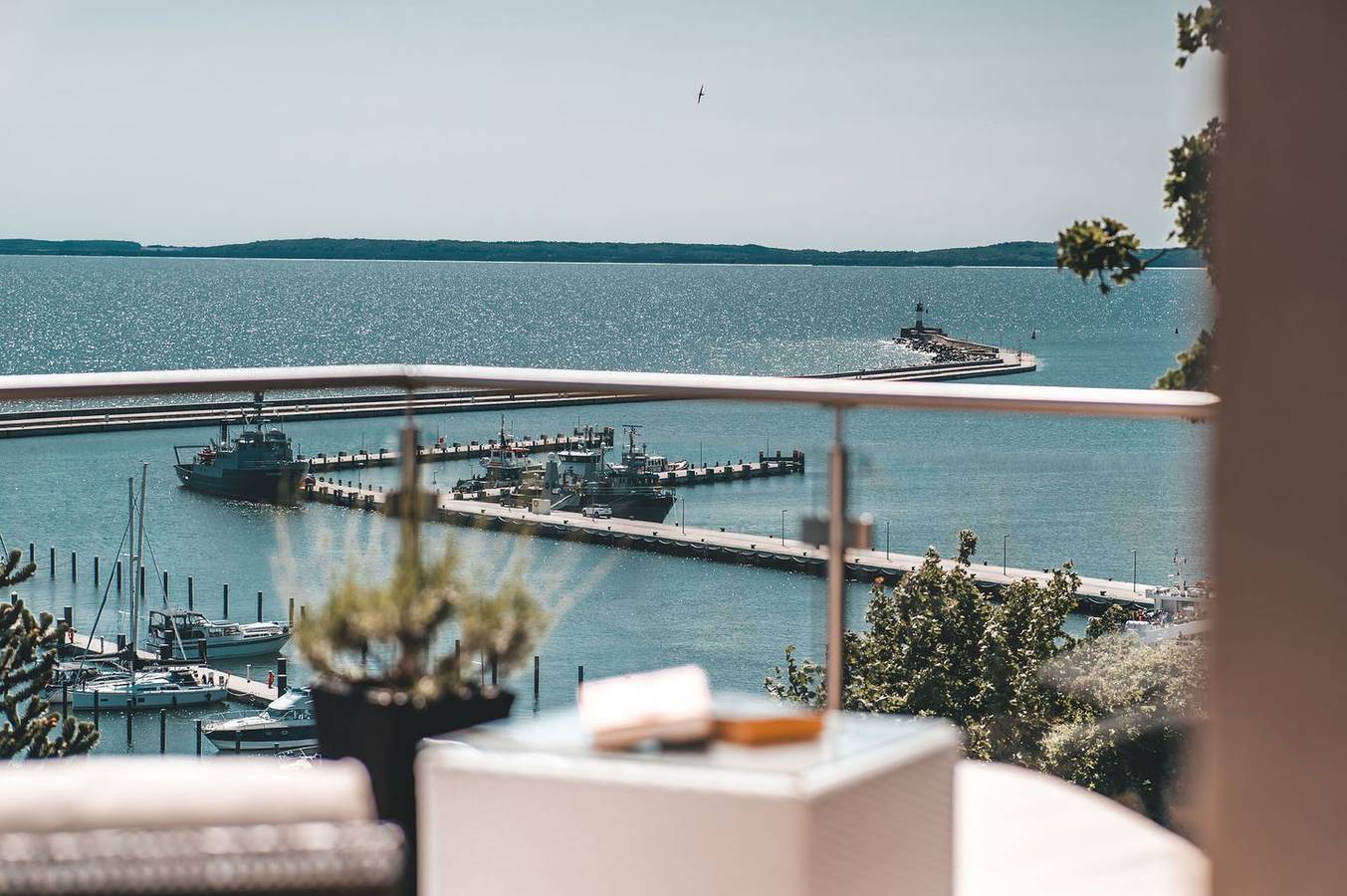 Ganze Wohnung, Villa Friede-Marie, App. Ostseeweitblick -großer Balkon und traumhaften Meeblick in Sassnitz, Nationalpark Jasmund