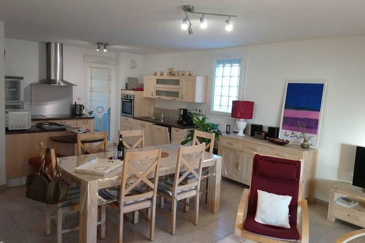 Appartement de vacances pour 4 personnes, avec jardin et terrasse