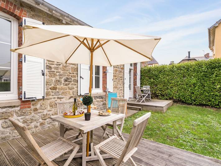 Location de vacances pour 6 personnes, avec jardin dans Plage du Prieuré