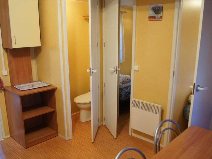 Camping La Source - Mobilheim 6 personen - Valeriane – 6 Personen – 3 Schlafzimmer – Klimaanlage in Sournia, Regionaler Naturpark Corbières-Fenouillèdes