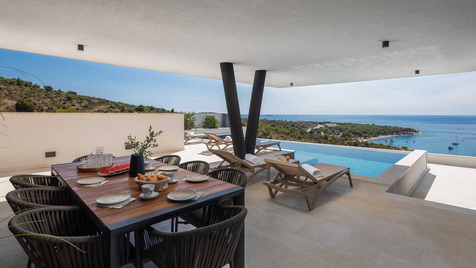Villa Sea Grace mit Pool in Beach Rtić, Primosten