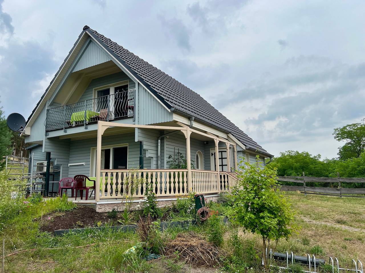 Ferienhaus 'Obergeschoss' mit Balkon und Wi-Fi in Niederfinow, Barnimerland Region