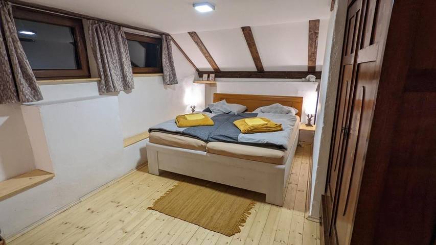 Chalet für 8 Personen, mit Ausblick und Garten sowie Sauna und Terrasse im Erzgebirge (Tschechien) - 3