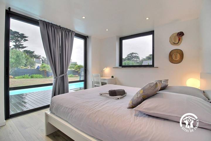 Appartement avec vue mer et piscine dans le Golfe du Morbihan in Saint-Gildas-de-Rhuys, Côte des Mégalithes