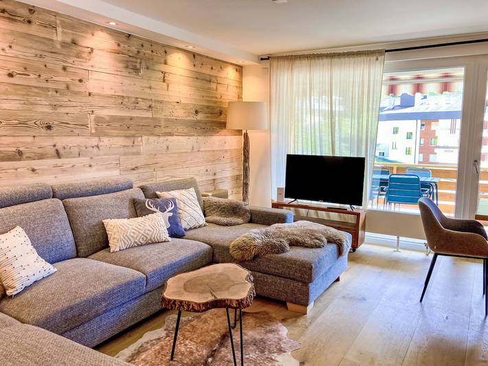 Ferienwohnung für 6 Personen, mit Balkon in Leukerbad