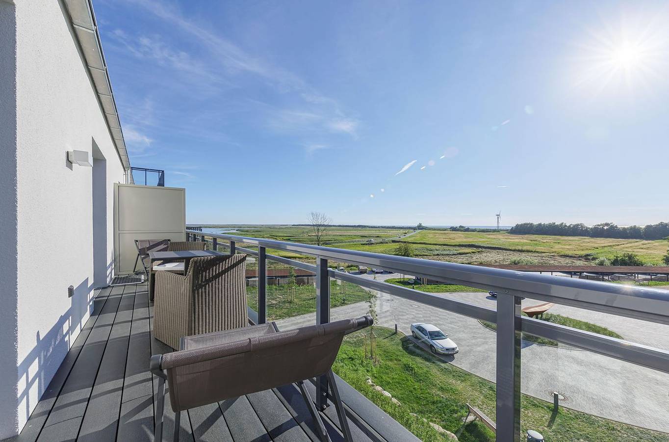 Ganze Wohnung, 5-Sterne Ferienappartment Boddenstern zwischen Bodden und Ostsee in Wustrow, Fischland