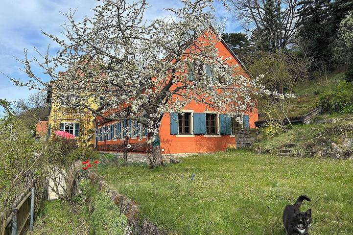 Ferienhaus für 4 Personen, mit Terrasse und Garten in Loschwitz