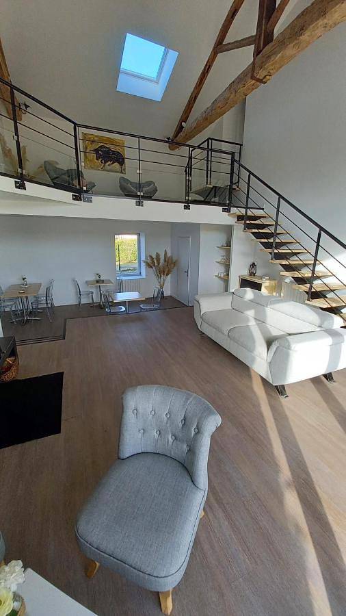 Chambre d’hôte pour 2 personnes, avec Terrasse ainsi que Jardin et Vue