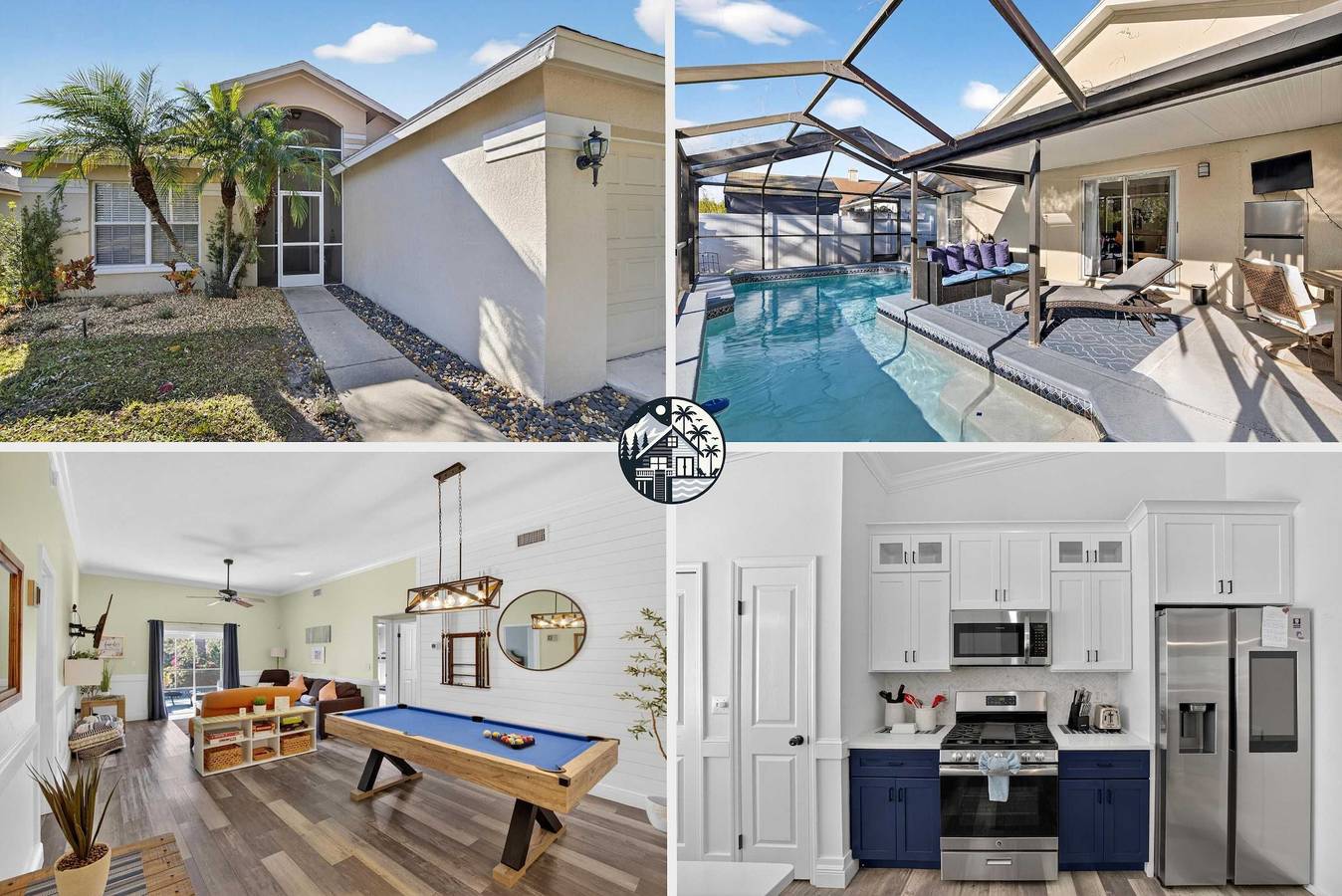 Lakefront 4-Bedroom Home with Pool in Tampa Bay