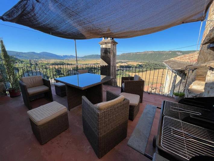 Location de vacances pour 10 personnes, avec vue et jardin à Aínsa - 3