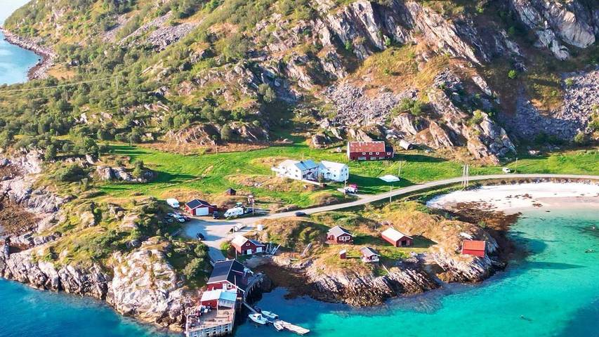 Maison de vacances pour 4 personnes, avec terrasse et vue dans Tromsø