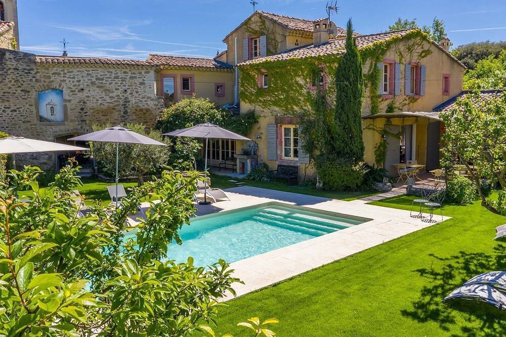 La Demeure de Cybèle | Gîte 10 pers. Drôme Provençale | Swimming pool & play area in Colonzelle, Nyons und Umgebung
