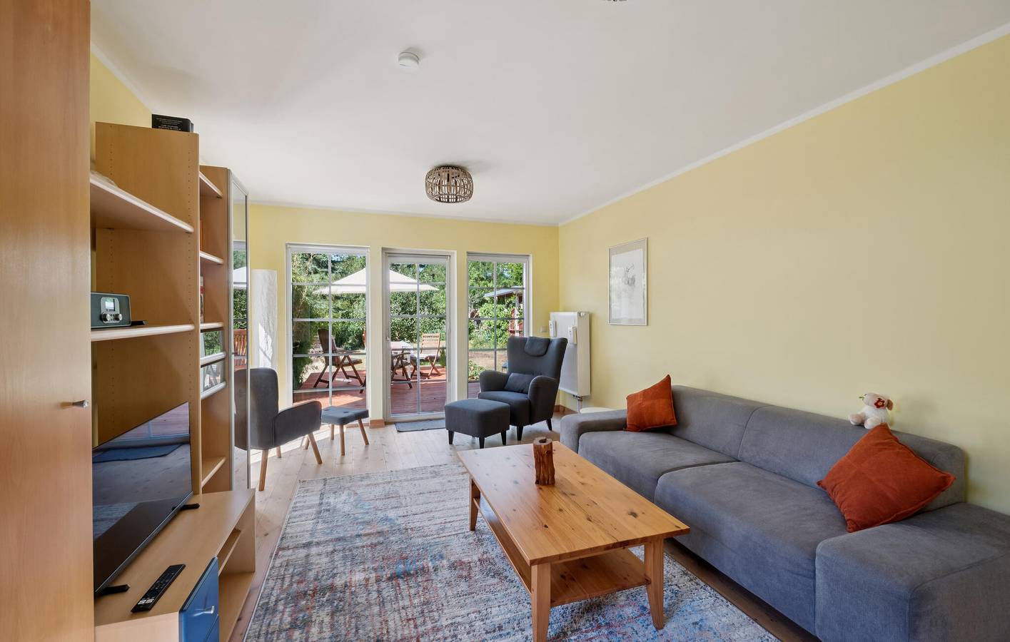 Gemütliches 1-Bett-Apartment mit Terrasse & Parkplatz bei Borkheide in Borkheide, Mittelmark