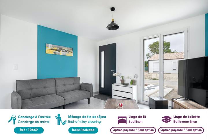 Location de vacances pour 7 personnes, avec jardin et terrasse à Saint-Michel-Chef-Chef - 2