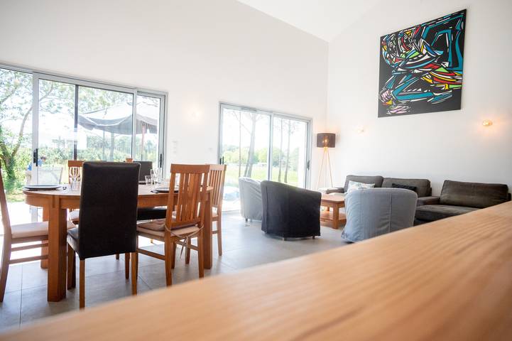 Maison de vacances pour 8 personnes, avec jardin dans les Landes - 4