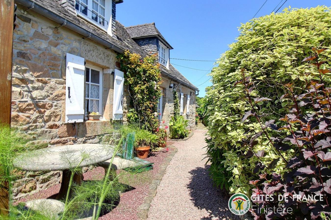 Gîte für 4 Personen mit Garten in Plougasnou, Ceinture Dorée