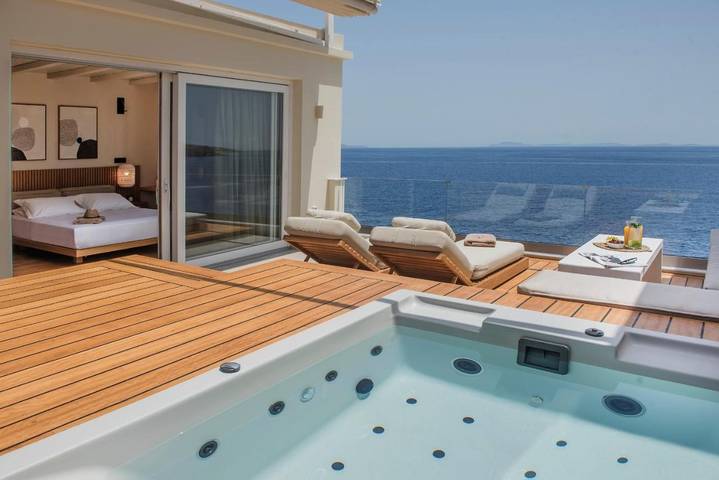 Chambre d’hôte pour 2 personnes, avec vue dans Syros - 2