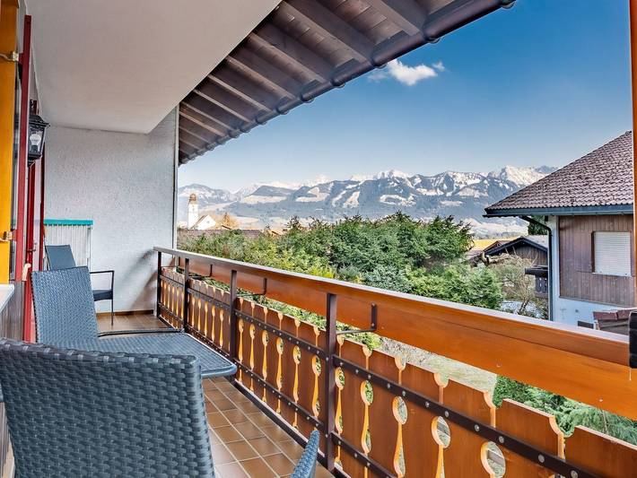 Hütte für 4 Personen, mit Balkon, kinderfreundlich in Ofterschwang
