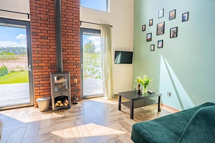 Gîte pour 8 personnes, avec vue ainsi que sauna et terrasse