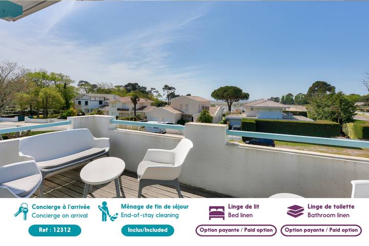 Location de vacances pour 9 personnes, avec balcon et jardin dans Taussat - 2