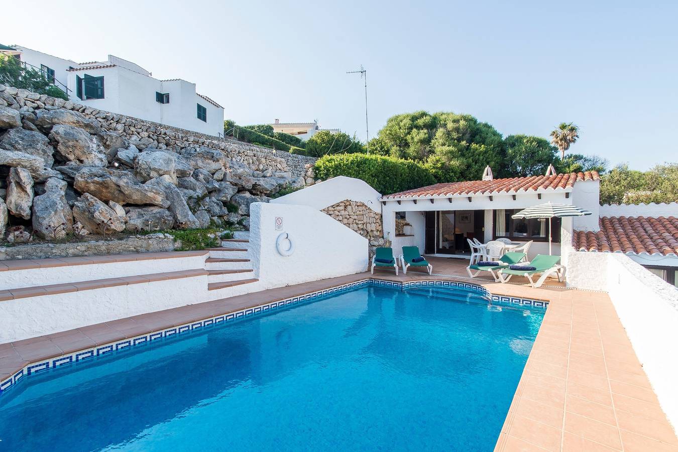 Con piscina y fantásticas vistas del mar - Villa Mar y Roca in Binibeca, Sant Lluís