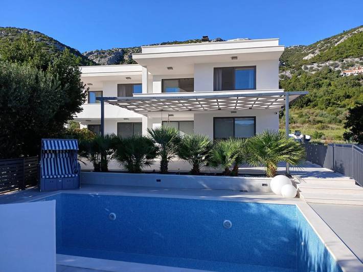 Ganze Wohnung, 2-Zimmer-Ferienwohnung am Strand Viganj, Peljesac A-24663-a in Viganj, Dubrovnik-Neretva