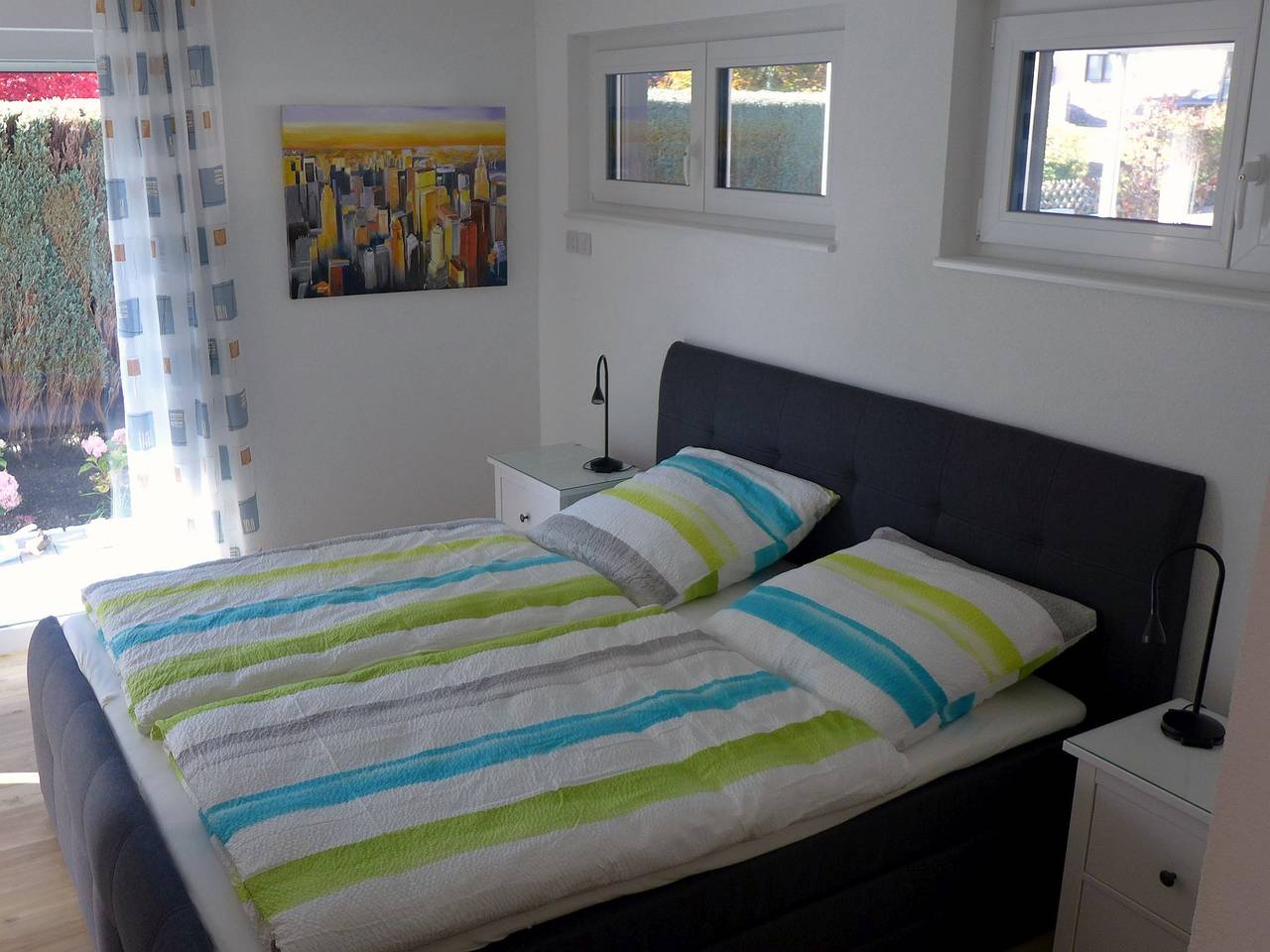 Ganze Wohnung, Ferienwohnung 'Am Hochrhein' mit privater Terrasse, gemeinsamem Garten und Wlan in Murg, Südschwarzwald