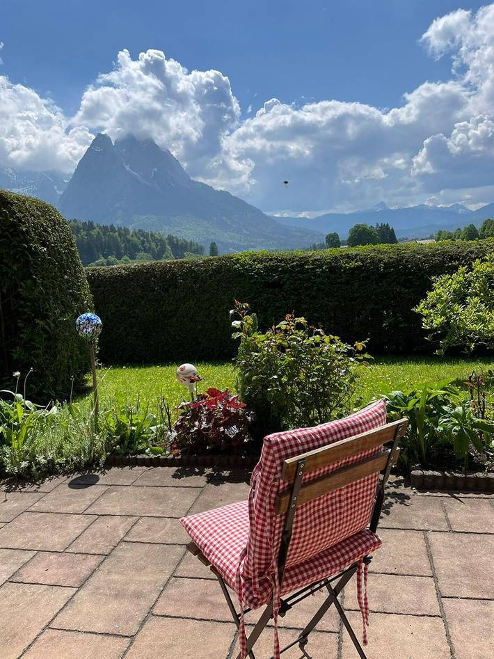 Ferienwohnung für 3 Personen, mit Terrasse und Garten