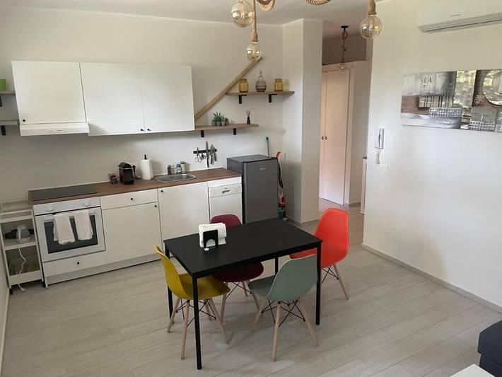 Appartement de vacances pour 3 personnes, avec jardin