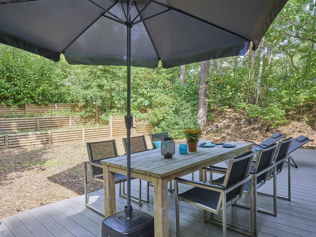 Luxe, modern vakantiehuis op een rustig bospark in Nunspeet, Veluwe