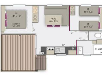 Camping voor 4 Personen in Saint-Gildas-de-Rhuys, Vannes en omgeving, Afbeelding 2