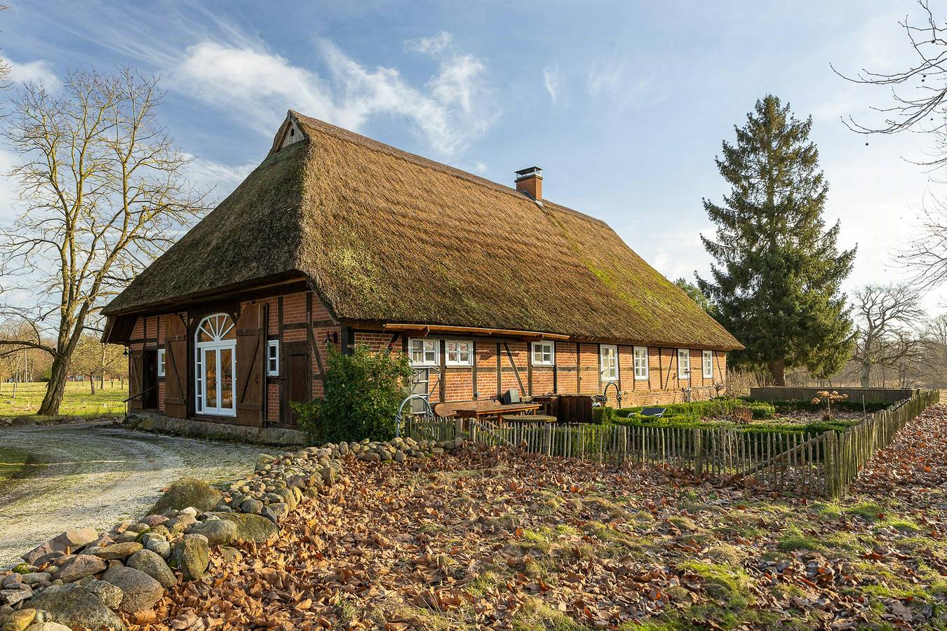 Historisches Bauernhaus in der Nähe des Schaalsees in Kogel, Ludwigslust-Parchim